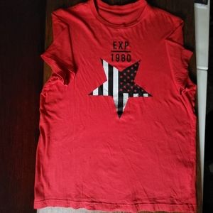 EXPRESS MENS TSHIRT LARGE star stars/stripes
